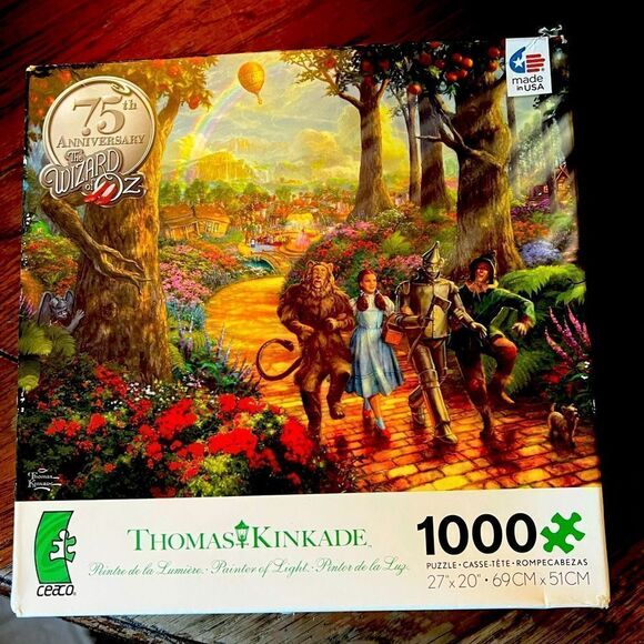 Ceaco Thomas Kinkade The Wizard of Oz 1,000 piece puzzle! - Picture 1 of 3